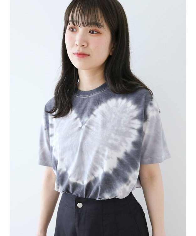 Green Parks ・ＳＵＧＡＲ　ＳＰＯＯＮ　ハートタイダイＴＥＥ Charcoal Gray