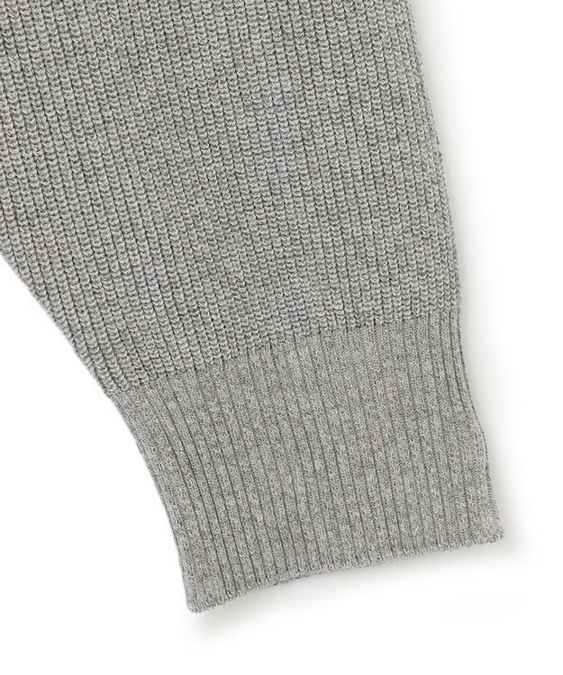 J.PRESS YORK STREET 【UNISEX】デニムルッククルーネックニット ライトグレー系