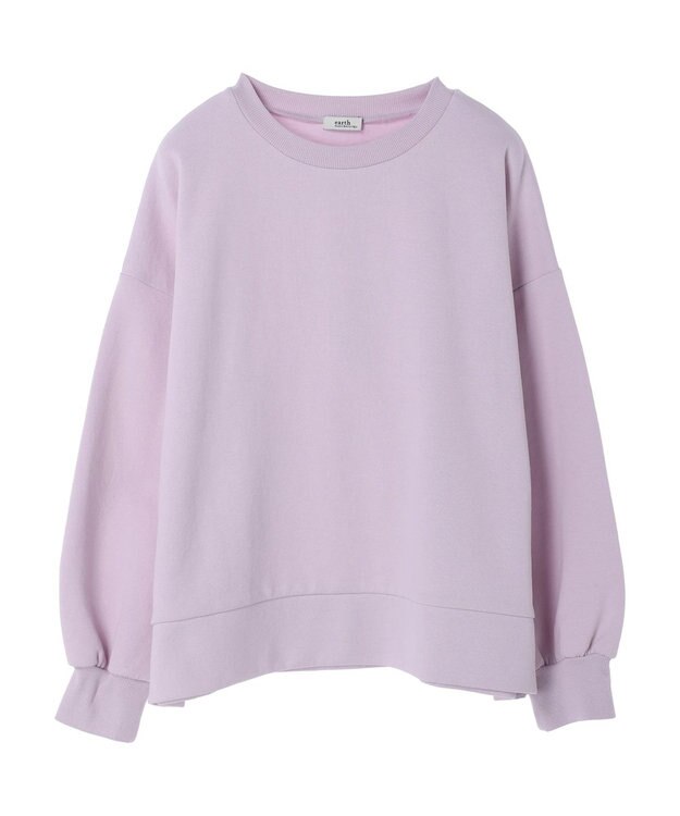 earth music&ecology サイドボタンダンボールプルオーバー Light Pink