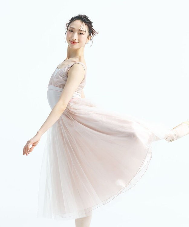 Chacott 【AKANE TAKADA】ノースリーブレオタード オフホワイト
