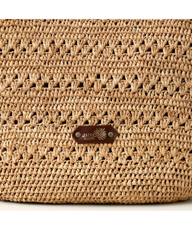 IBIZA ラフィア　2WAYバッグ エメラルドグリーン