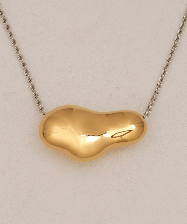 simoe Kira Necklace L / 01 シルバー×ゴールド