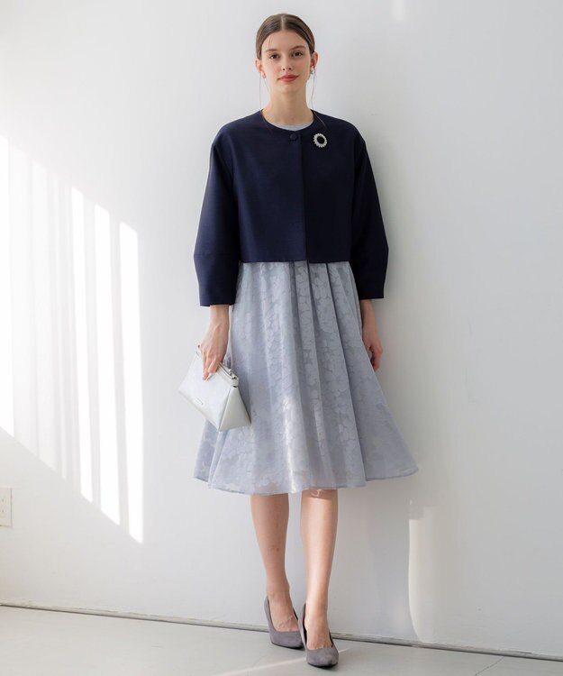 23区 【APPLAUDIR】トリアセシャンタン ジャケット ネイビー