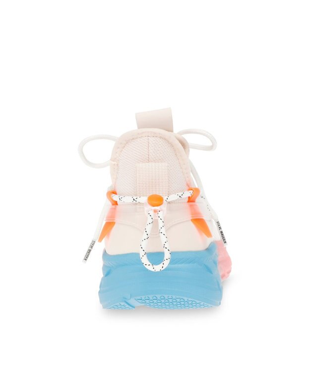 STEVE MADDEN PROPEL 1 コンビカラーニットスニ―カー ブルーピンク