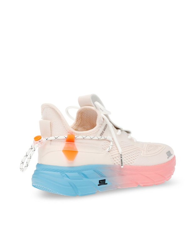 STEVE MADDEN PROPEL 1 コンビカラーニットスニ―カー ブルーピンク