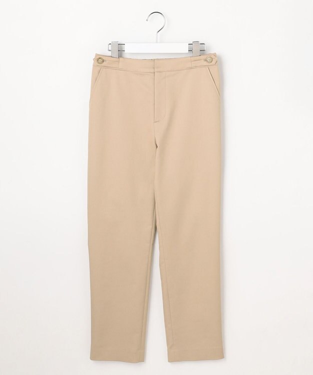 J.PRESS LADIES 【WEB限定カラーあり】TCシャンブレーサテンST テーパード パンツ 【WEB限定】ベージュ系