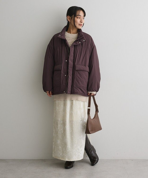 CRAFT STANDARD BOUTIQUE ライト中綿ビッグブルゾン Brown