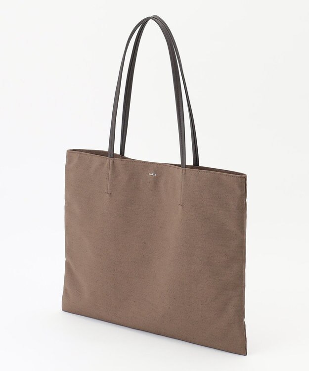 airlist 【日本製・エコ素材】トートバッグ (A4横)  Linere リンネル ココア