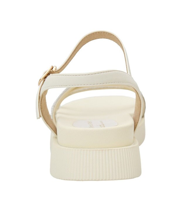 earth music&ecology ＯＲｉｅｎｔａｌ　ＴＲａｆｆｉｃ　ラインストーンサンダル Ivory