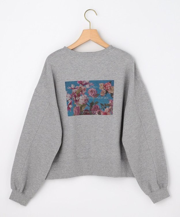 組曲 L 【先行予約・Flower Collection】クラシック裏毛 スウェット ライトグレー系