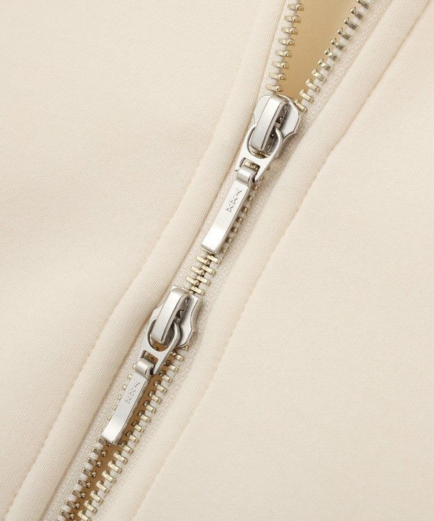 AMERICAN HOLIC ポンチZIPフーディーベスト Ivory