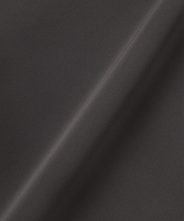 uncrave 【洗濯機洗い可】サテン ドロストスカート（uncrave WHITE） ブラック