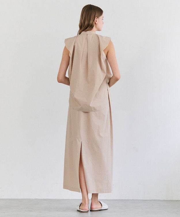 BEIGE， MALLOW / コットンタック イージーフレアスカート Beige