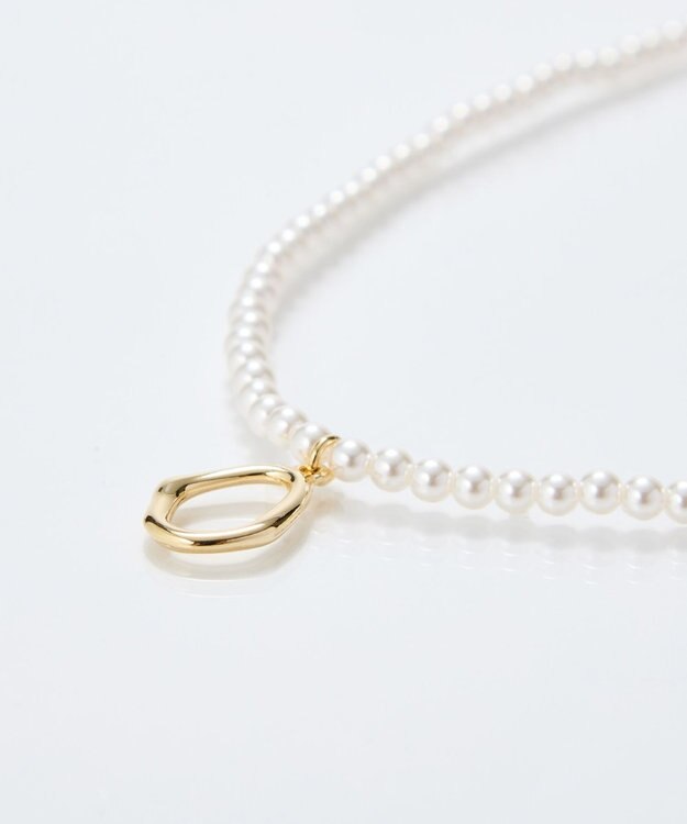 Phoebe 2wayパールチョーカーネックレス/連パール ホワイト
