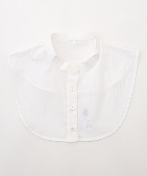 J.PRESS LADIES 【洗える・3way】スタンド リボン デコカラー 付け襟 ホワイト系1