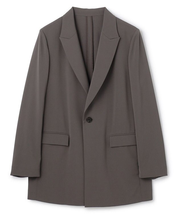 uncrave クールタッチツイル シングルジャケット スレート