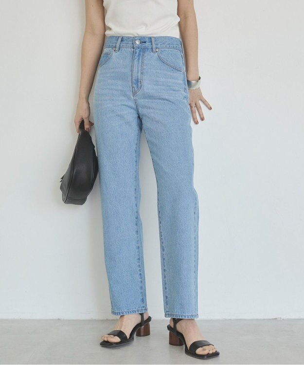 WEGO 【ANGIE VINTAGE/SMLサイズ展開】ストレートデニムパンツ