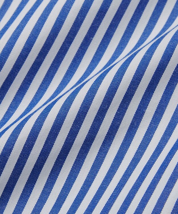 MIKI HOUSE HOT BISCUITS 【ミキハウス】【110-130cm】 ブロード素材の長袖シャツ 紺×白