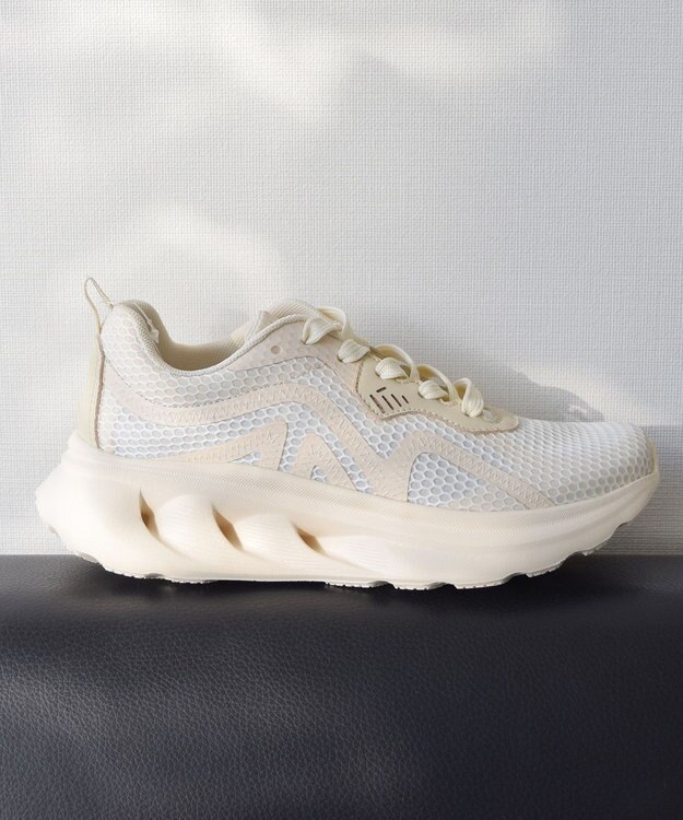 Bridget Birkin 【VINCULUM】厚底メッシュスニーカー アイボリー
