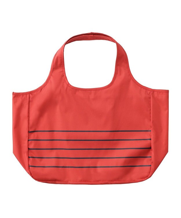 MOONBAT POLO RALPH LAURENRL ポーチ付きレインバッグ ワンポイントポロベア／撥水加工 レッド