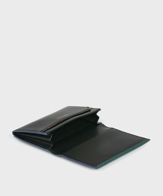 Paul Smith クロップドロゴ 名刺入れ ダークグリーン