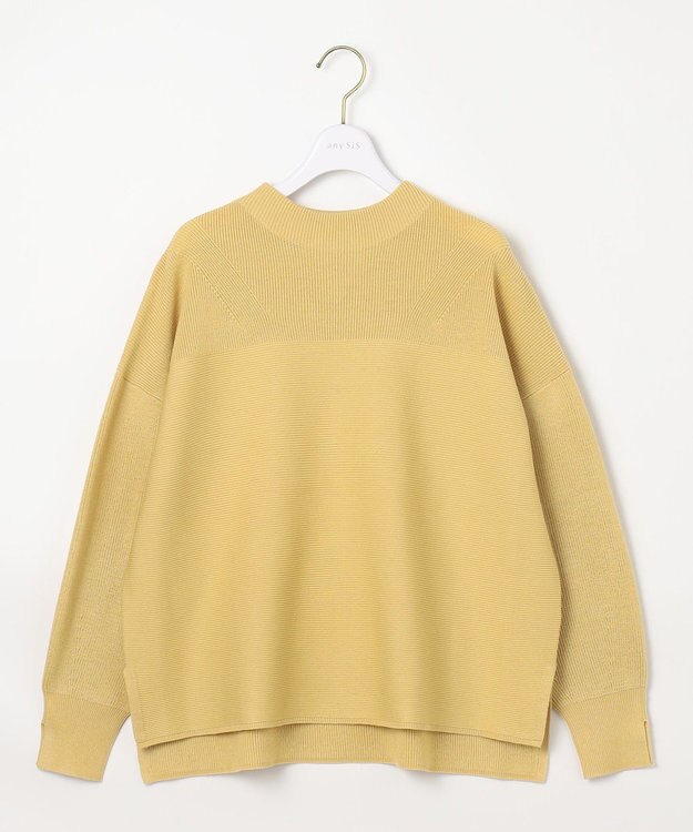 ANY SIS S 【洗える】ウキウキ ニット イエロー
