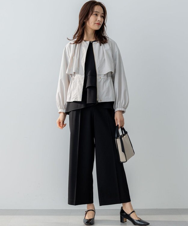 組曲 L エアリーブルゾン グレージュ系