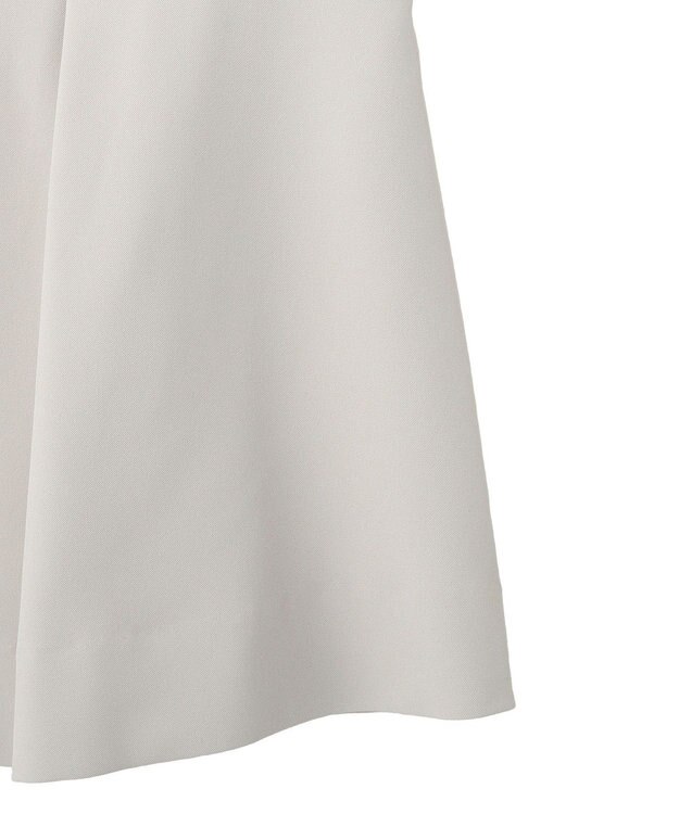 YECCA VECCA パールペプラムジレ Gray Beige