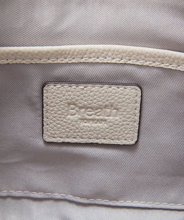 TOPKAPI 【Breath TOPKAPI】シュリンクレザー ハーフムーン ショルダーバッグ / チャーム付き オフ