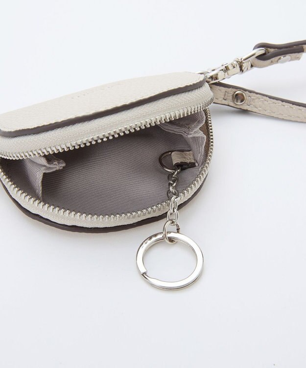 TOPKAPI 【Breath TOPKAPI】シュリンクレザー ハーフムーン ショルダーバッグ / チャーム付き オフ