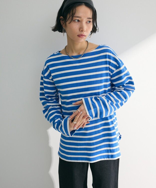 Green Parks ボーダーチュニック Blue
