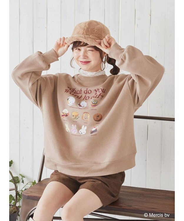 earth music&ecology ｍｉｆｆｙ／ｅａｒｔｈ　ｓｗｅａｔ　ｃｏｌｌｅｃｔｉｏｎ Mocha
