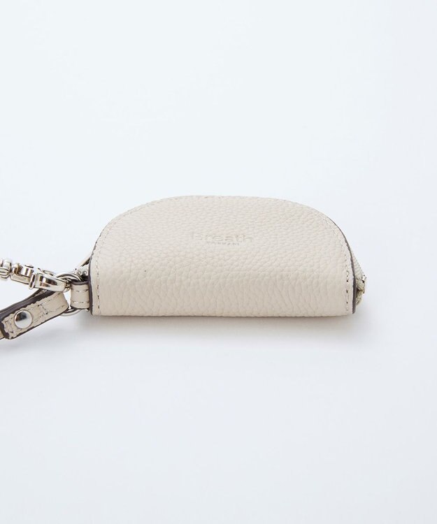 TOPKAPI 【Breath TOPKAPI】シュリンクレザー ハーフムーン ショルダーバッグ / チャーム付き オフ