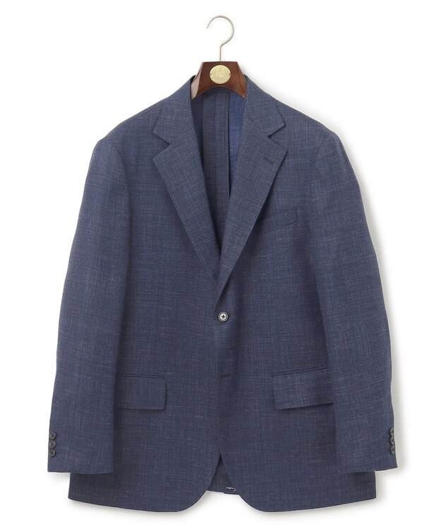 J.PRESS MEN 【KING SIZE】【NEW STAGE】フレーキーシルクリネン ジャケット ネイビー系