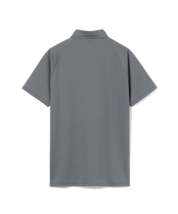 ZERO HALLIBURTON ボーダーポロシャツ ZHG-M6S5a 85189 グレー