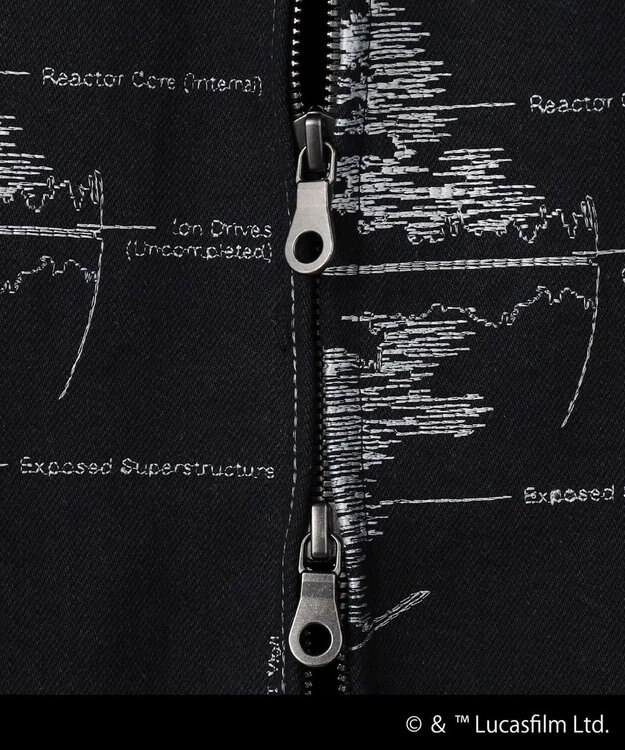 JOSEPH HOMME 【受注生産】【WEB限定】【スター・ウォーズ 】 JOSEPH HOMME スター・ウォーズ / 刺繡ブルゾン ブラック系