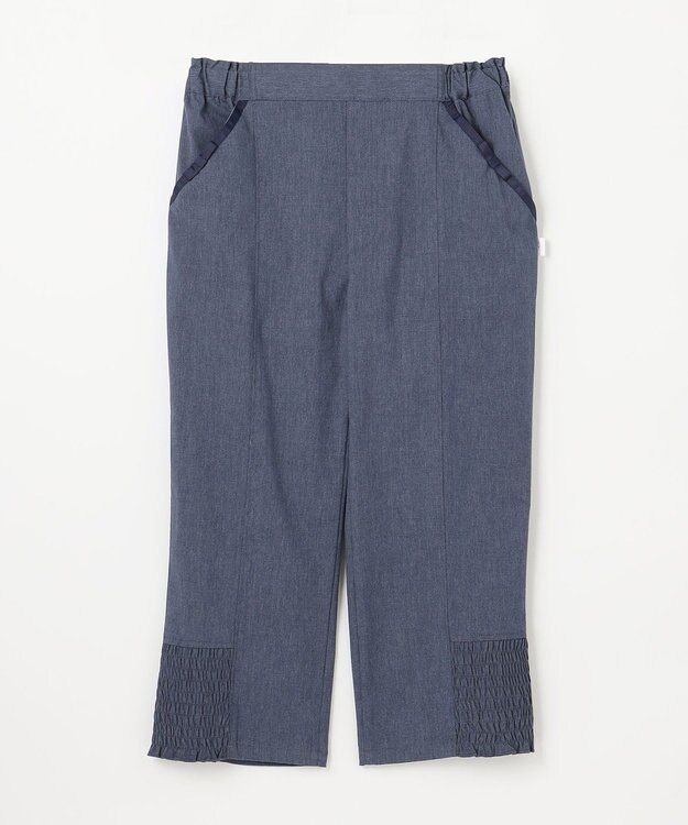 組曲 KIDS 【150-160㎝】シャーリング パンツ ネイビー