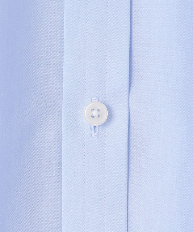 GOTAIRIKU 【形態安定】PREMIUMPLEATS_スナップダウン 通年ドレスシャツ サックスブルー系
