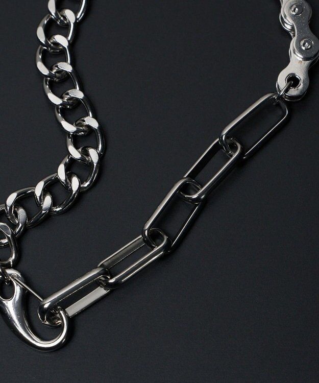 WEGO Mミックスチェーンネックレス 柄4