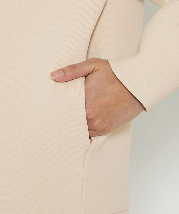 uncrave 【洗える】スムースニット カーディガン（uncrave WHITE） エクリュ