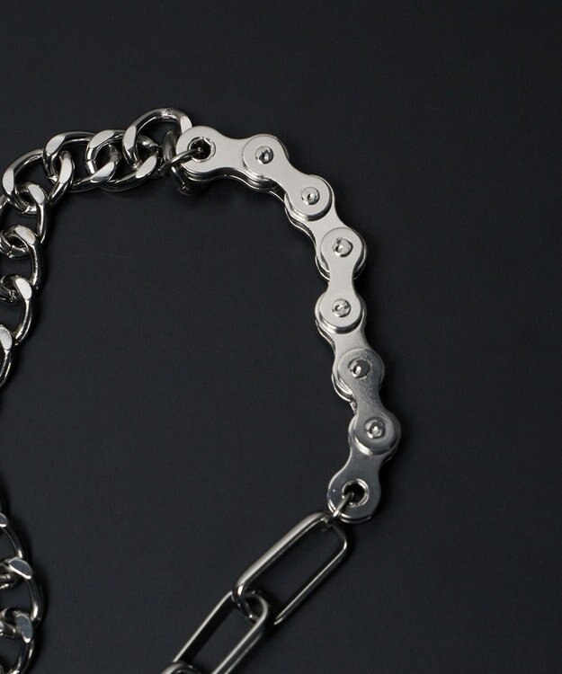 WEGO Mミックスチェーンネックレス 柄4