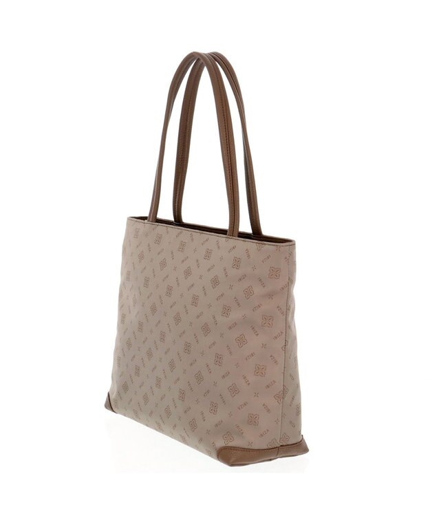 IBIZA ロゴナイロン　セミショルダーバッグ ピンクベージュ