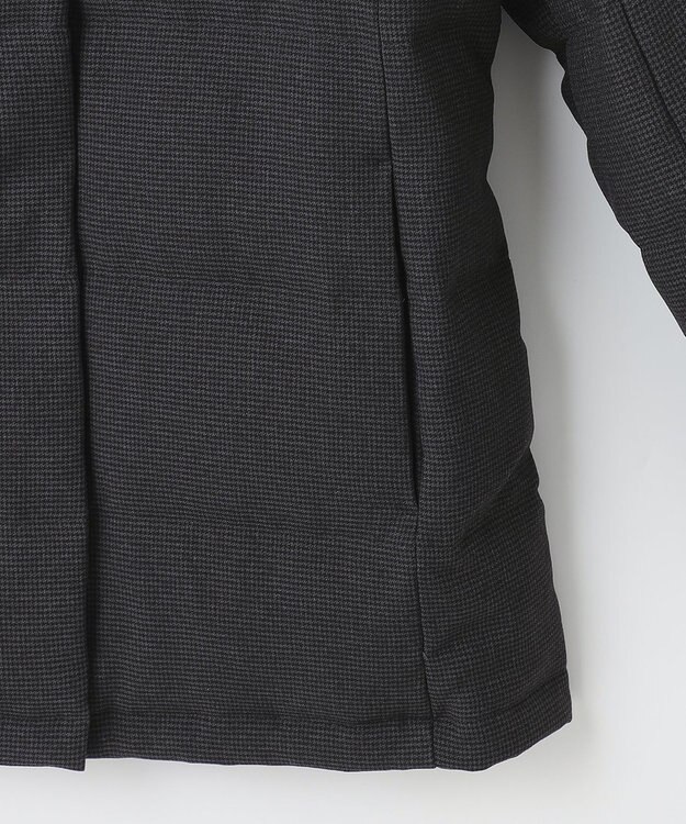 J.PRESS LADIES S ハウンドトゥース&グレンチェック ショート ダウンコート ライトグレー系3