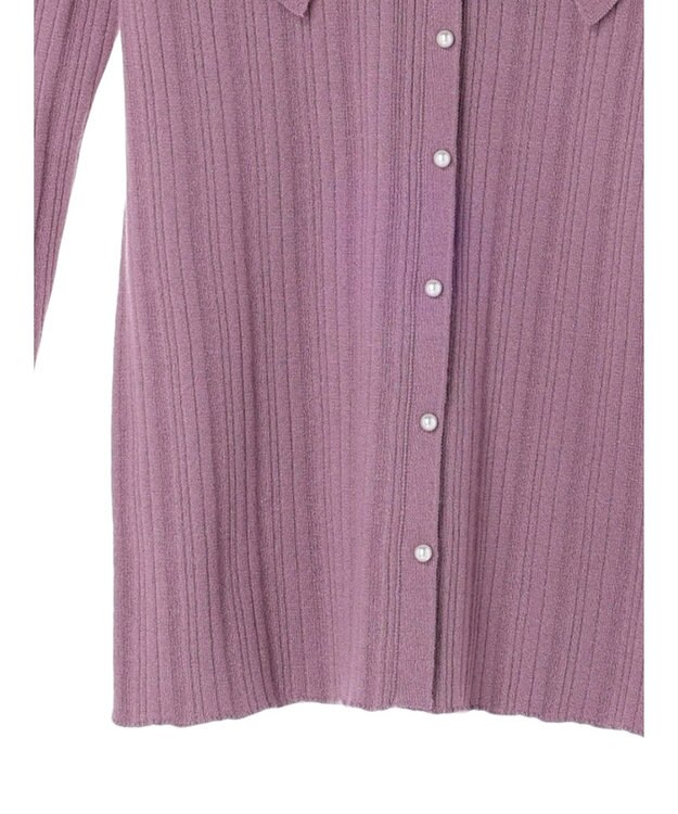 earth music&ecology ２ｗａｙビッグカラーニットプルオーバー Pink