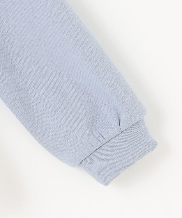 ANY KIDS 裏シャギーレイヤード風トレーナー サックスブルー（ネコ）