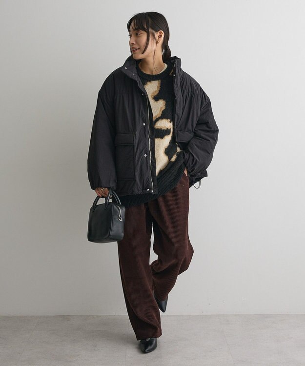 CRAFT STANDARD BOUTIQUE ライト中綿ビッグブルゾン Black