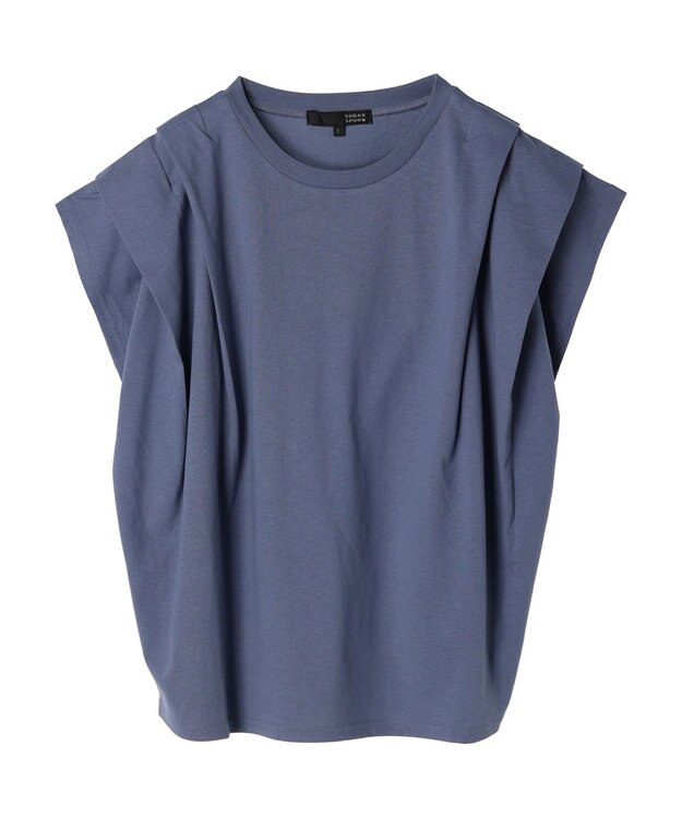 Green Parks ・ＳＵＧＡＲ　ＳＰＯＯＮ【ＣＯＯＬ】ショルダータックＴＥＥ Blue