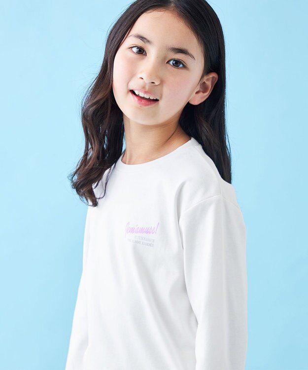 UNFILO 【110-150cm】選べるアソート ロゴロンT(UNISEX) [プリントロゴ]オフ