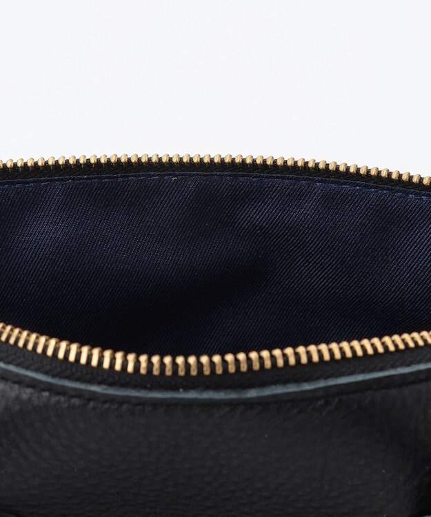 UNBILLION perche / 牛革オイル2wayテープショルダーS ブラック