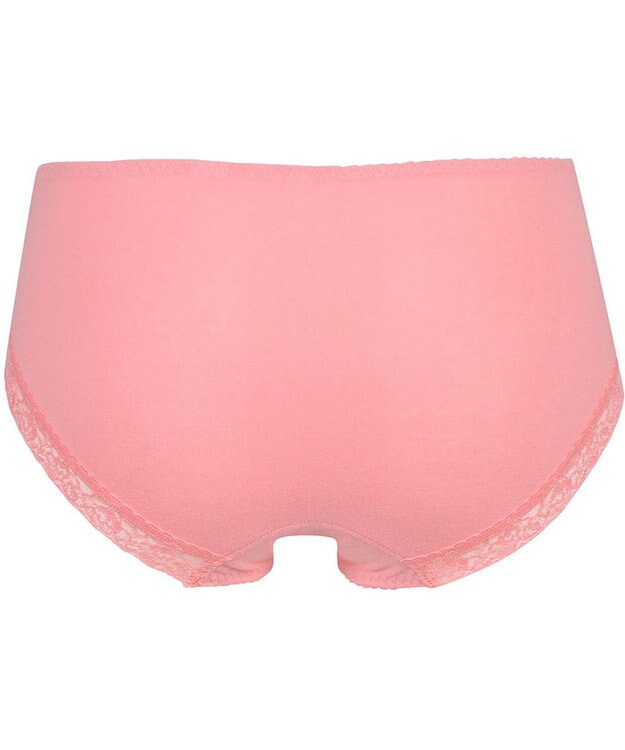 Wing ペアショーツ　【後ろ姿きれいブラ】　KB2717とペア　身生地部綿混　はきこみ丈あさめ　ウイング／ワコール　KF2317 シェルピンク